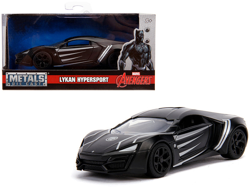 Lykan Hypersport \Black Panther\" Theme \"Marvel\" Series 1/32 Diecast