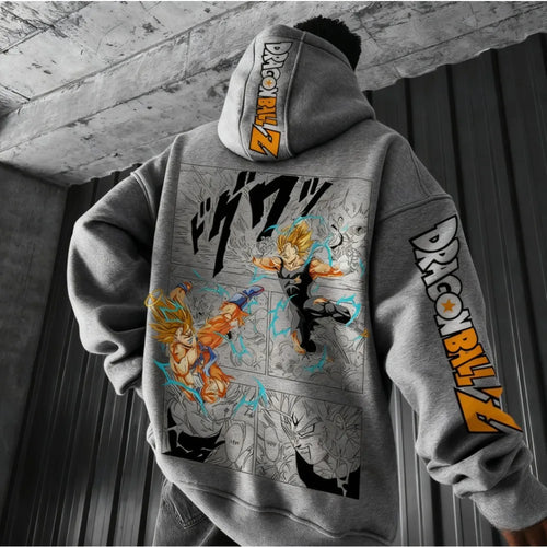 Dragon Ball Comics Co Branded Printed Hoodie Men's and Women's