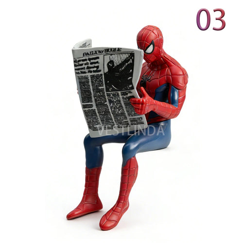1/4PCS Superhero Spiderman Marvel Model 7-9 cm Action Doll Mini