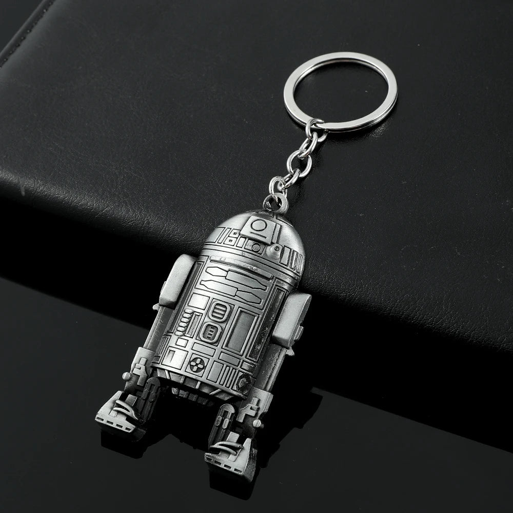 Vintage Star War Men's Spaceship Keychain Anime Destroyer Battleship