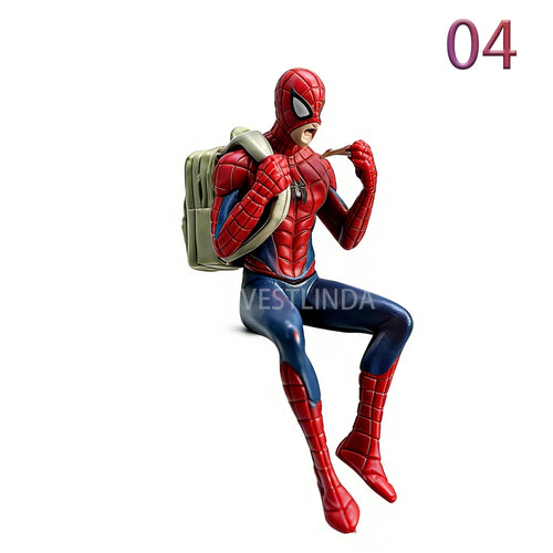 1/4PCS Superhero Spiderman Marvel Model 7-9 cm Action Doll Mini