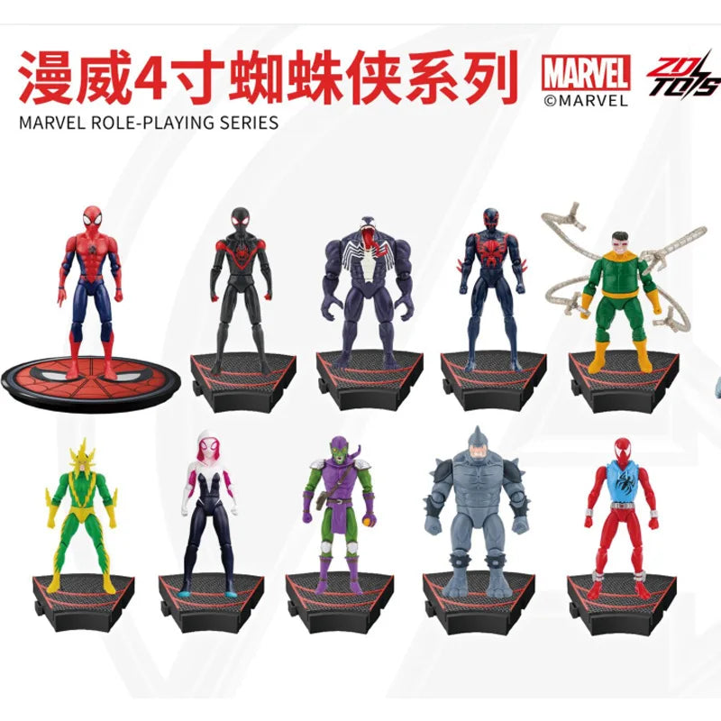 ZD Original Spider Man 4inch GREEN GOBLIN Doctor Octopus VENOM Action