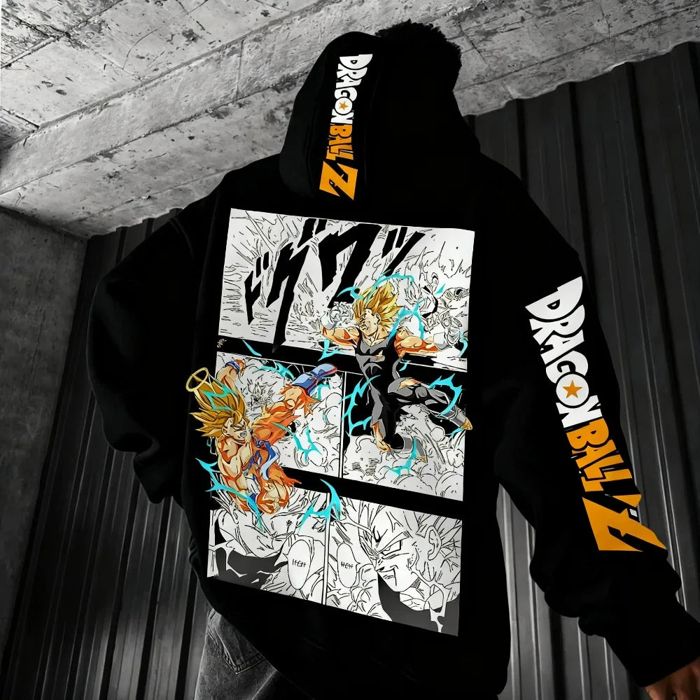 Dragon Ball Comics Co Branded Printed Hoodie Men's and Women's