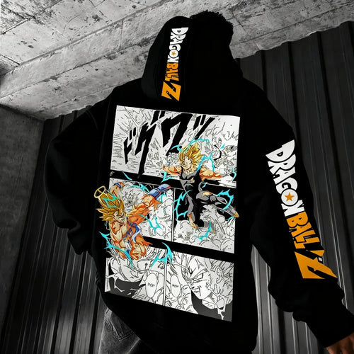 Dragon Ball Comics Co Branded Printed Hoodie Men's and Women's