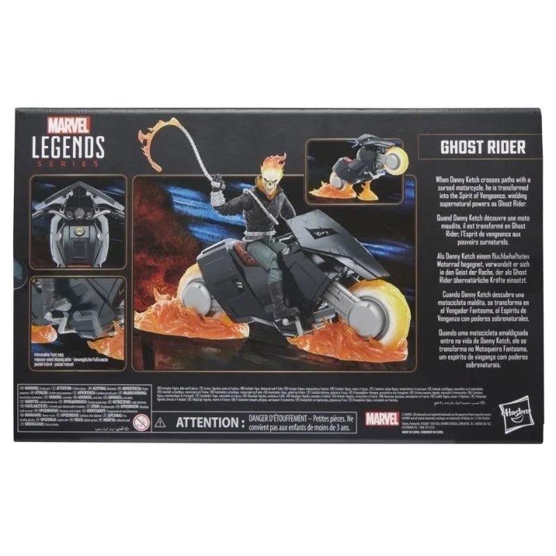 Ghost Rider And Motorcycle Battle Car 85th Anniversary Series 6-Inch