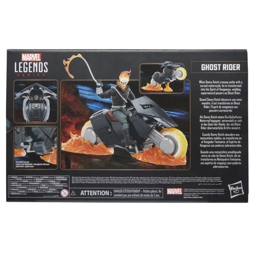 Ghost Rider And Motorcycle Battle Car 85th Anniversary Series 6-Inch