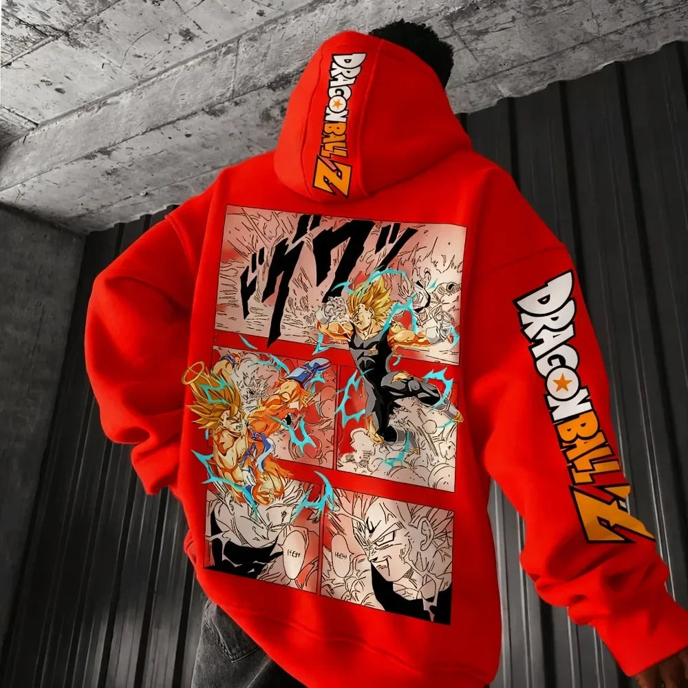 Dragon Ball Comics Co Branded Printed Hoodie Men's and Women's
