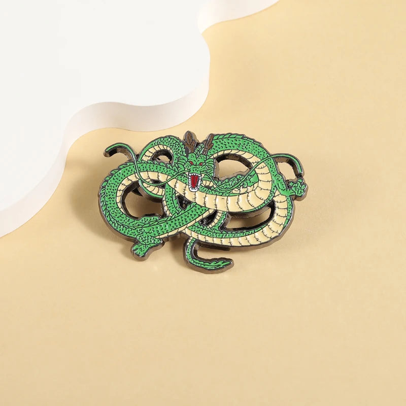 Anime Dragon Enamel Pins Cartoon Comics Character