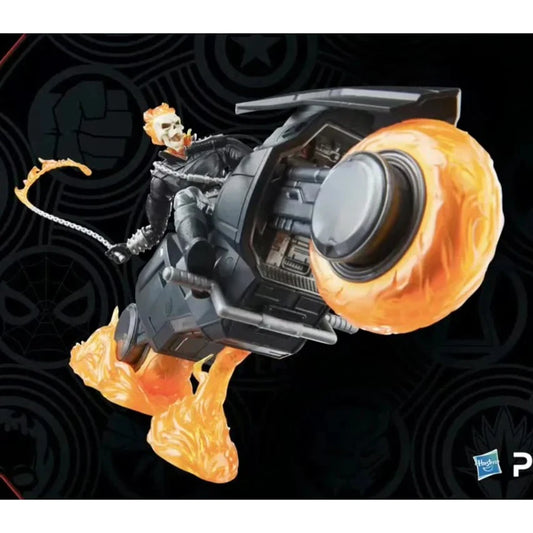 Ghost Rider And Motorcycle Battle Car 85th Anniversary Series 6-Inch