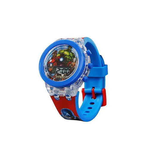 Flash Colorful Light Spiderman Children's Watches for Boys Cartoon