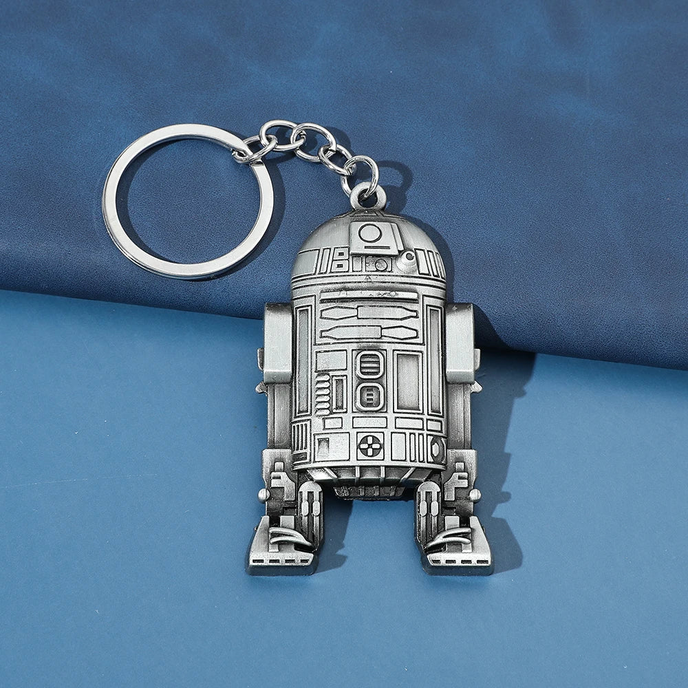Vintage Star War Men's Spaceship Keychain Anime Destroyer Battleship