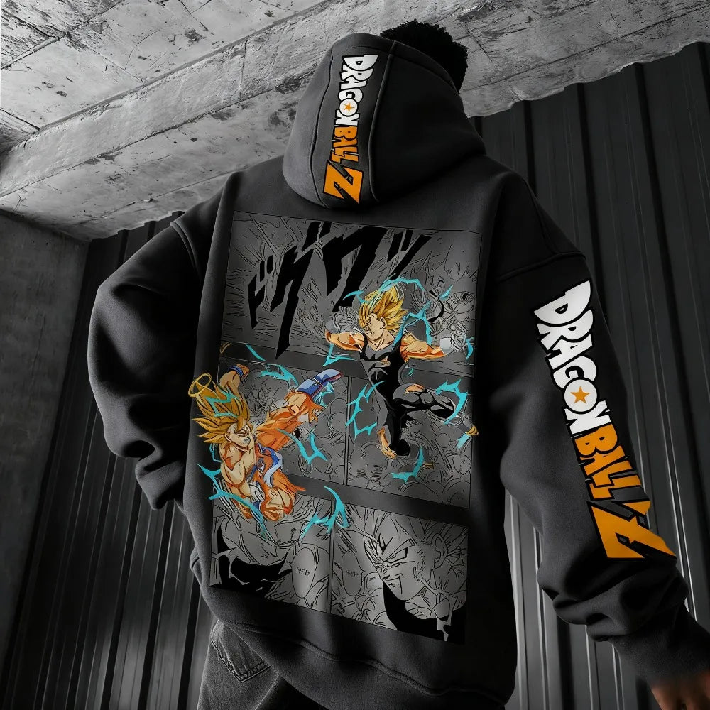 Dragon Ball Comics Co Branded Printed Hoodie Men's and Women's