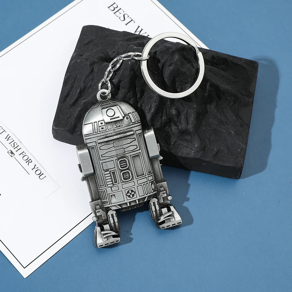 Vintage Star War Men's Spaceship Keychain Anime Destroyer Battleship